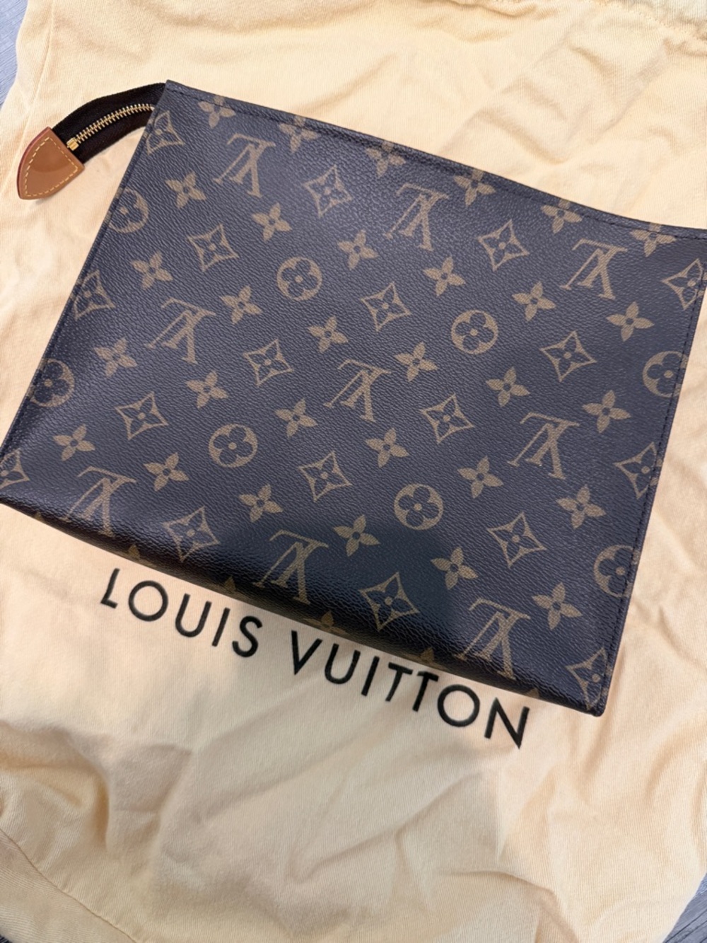 LOUIS VUITTON TOILETRY POUCH - Picture 2 of 4